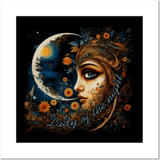 Lady of the night Posters and Art